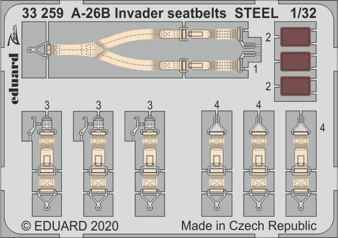 Eduard BIG33119 A-26B Invader part I 1/32 HOBBY BOSS – zdjęcie 4
