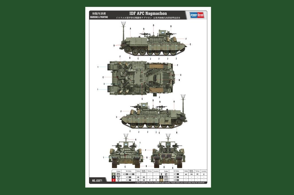Hobby Boss 83871 IDF APC Nagmachon 1/35 – zdjęcie 3