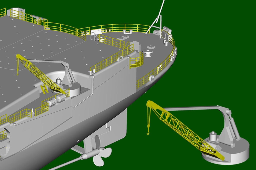 Trumpeter 05635 French Navy Helicopter Cruiser Jeanne dArc 2008 1/350 – zdjęcie 13