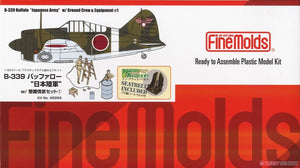 FineMolds 48994 B-339 Buffalo &amp;quot;Japanese Army&amp;quot; w/Ground Crew &amp;amp; Equipment 1/48