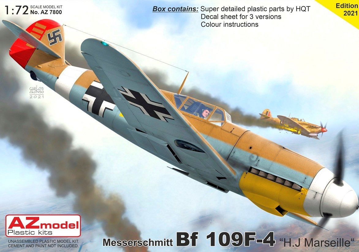 AZ Model AZ7800 Bf 109F-4 „H.J.Marseille“ 1/72