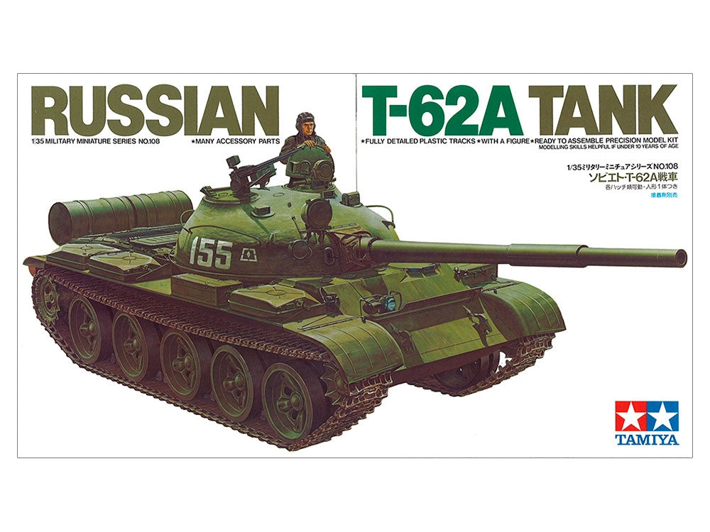 Tamiya 35108 Russian T-62A Tank 1/35 – zdjęcie 2