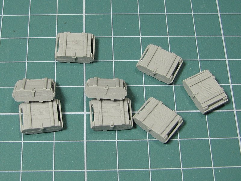 Eureka XXL E-035 Modern Russian Ammo Crates Type I for 7,62mm Ammo (for AK-47 Kalashnikov) 1/35 – zdjęcie 4