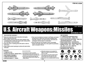 Trumpeter 03306 US Aircraft Weapons: Missiles 1/32 – zdjęcie 4