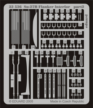 Eduard 32536 Su-27 Flanker B interior 1/32 TRUMPETER – zdjęcie 2