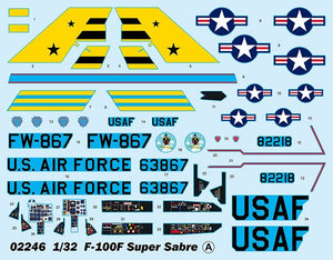 Trumpeter 02246 F-100F Super Sabre 1/32 – zdjęcie 21