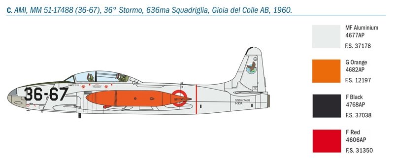 Italeri 1444 T-33A SHOOTING STAR 1/72 – image 9
