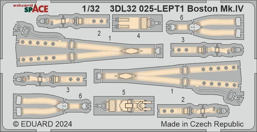 Eduard 3DL32025 Boston Mk. IV SPACE HONG KONG MODELS 1/32 – zdjęcie 4