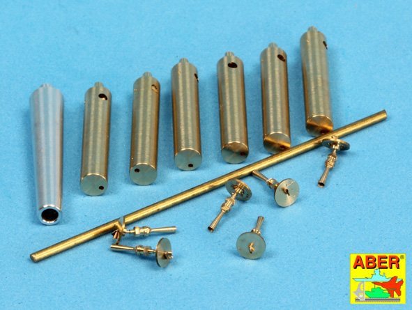 Aber 35L-164 Barrels for German WWI A7V Tank 1/35