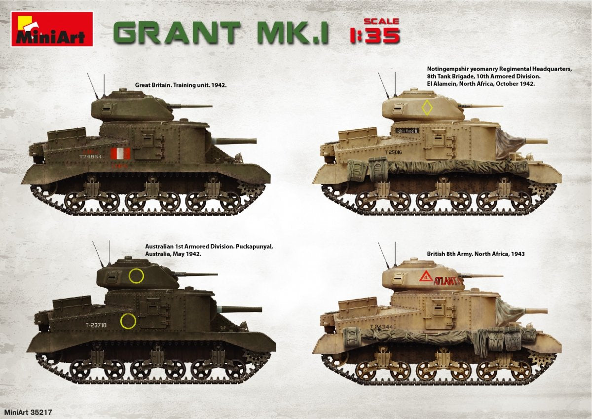 MiniArt 35217 Grant Mk.I w/interior 1/35 – image 22