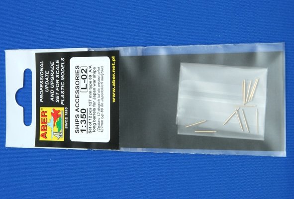 Aber 350L-02 Ensemble de 12 canons longs de 127 mm type 89 A/A pour navires japonais (1/350)  – image 4