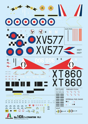Italeri 1434 F-4 Phantom FG.1 1/72 – zdjęcie 4