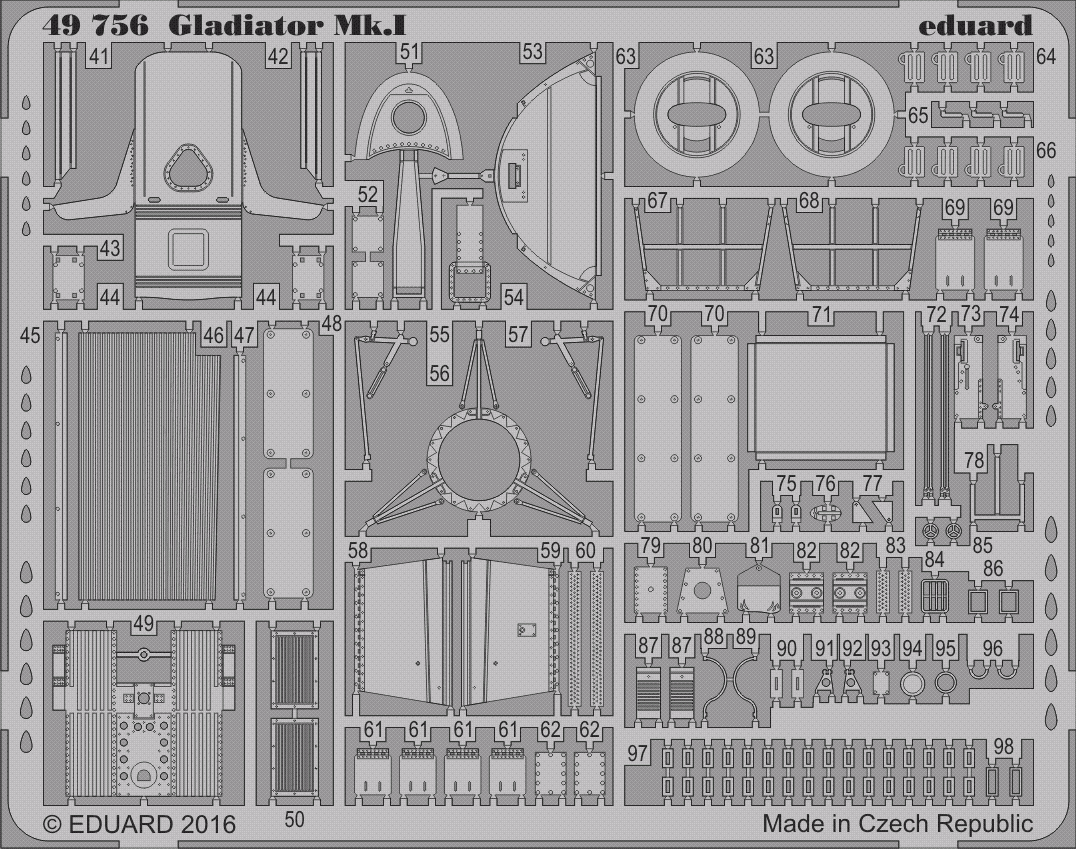Eduard 49756 Gladiator Mk. I 1/48 MERIT – zdjęcie 2