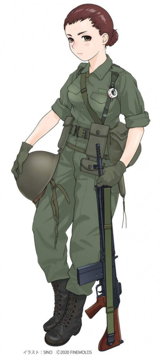 Fine Molds HC03 Historic Costume Girl Type 73 Light Truck With Figure Himeko 1/35 – zdjęcie 6