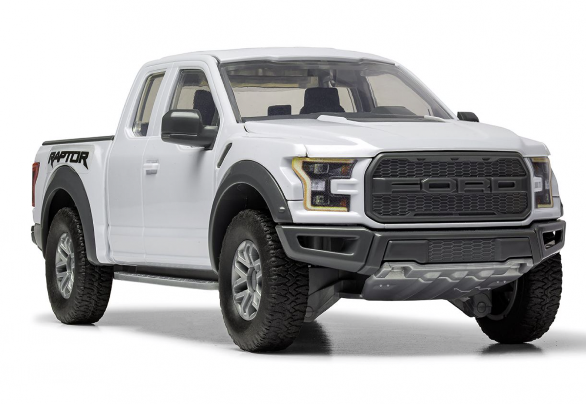 Airfix 6053 QUICKBUILD Ford F-150 Raptor - Grey – zdjęcie 4