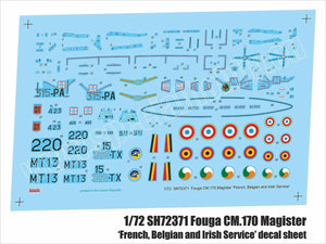 Special Hobby 72371 Fouga CM.170 Magister &amp;#39;French, Belgian &amp;amp; Irish Service&amp;#39; 1/72 – zdjęcie 2