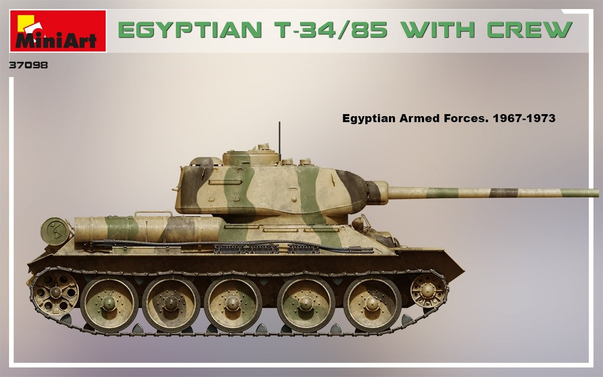 MiniArt 37098 Egyptian T-34/85 1/35 – zdjęcie 7