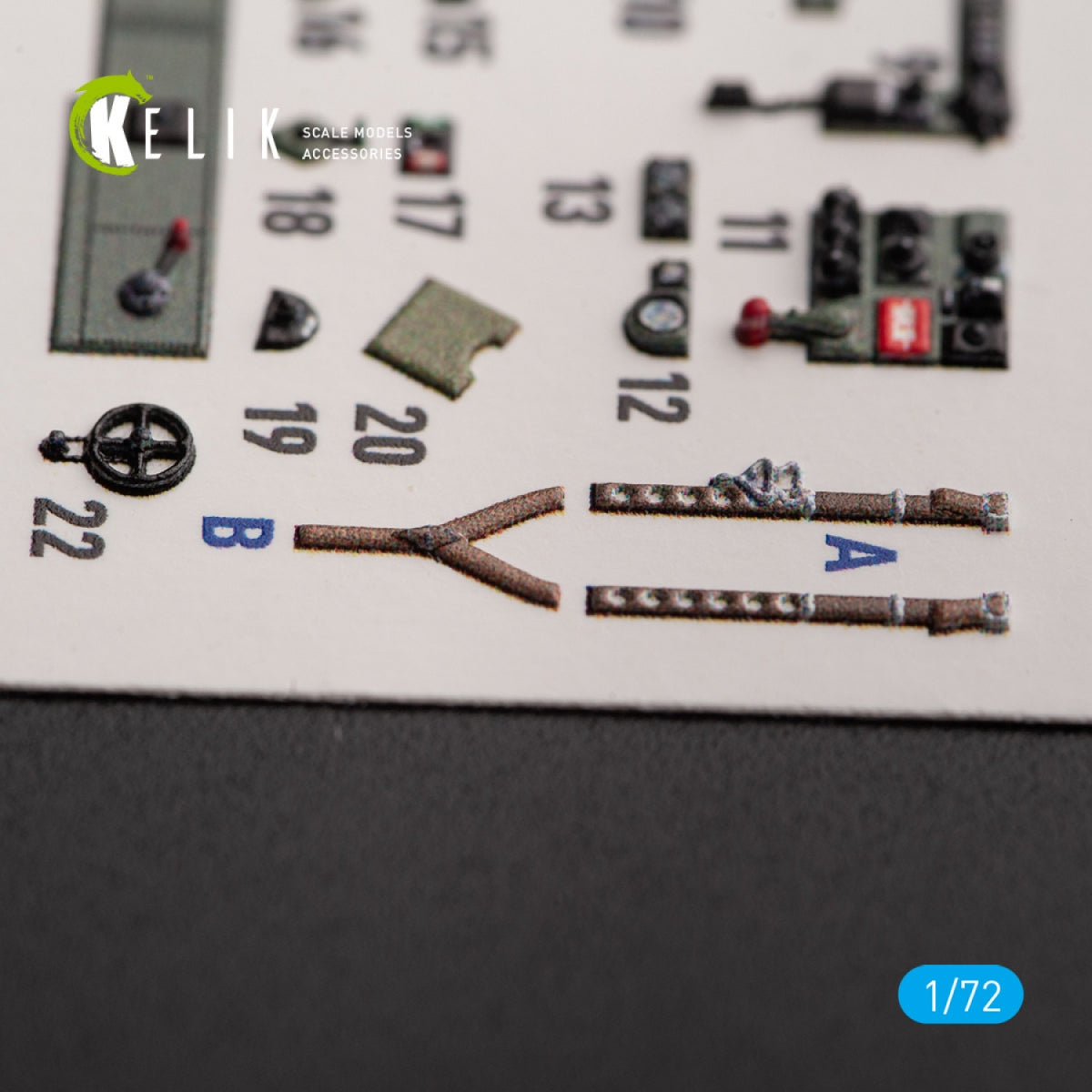 KELIK K72151 Bristol Beaufort Mk.1 - interior 3D decals for Airfix kit 1/72 – zdjęcie 5