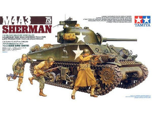 Tamiya 35250 US Medium Tank M4A3 Sherman 75mm Gun Late Production (1/35)