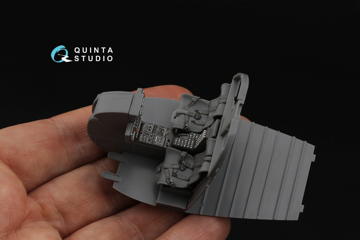 Quinta Studio QD35148 AH-6J/MH-6J 3D-Printed &amp;amp; coloured Interior on decal paper (Kitty Hawk) 1/35 – zdjęcie 4