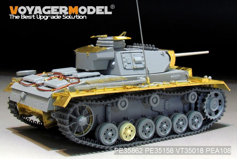 Voyager Model PE35862 WWII German Pz.KPfw.III Ausf.L basic For DRAGON 6387 1/35 – zdjęcie 13