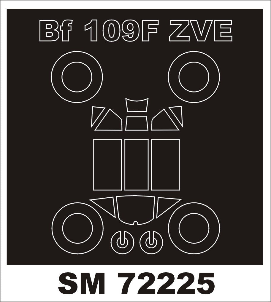 Montex SM72225 Bf 109F ZVEZDA