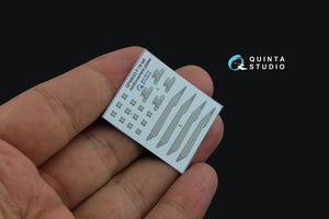 Quinta Studio QP48033 F/A-18A/B/C/D tail reinforcement plates (all kits) 1/48 – image 3