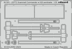 Eduard 36503 Scammel Commander w/ 62t semitrailer HOBBY BOSS 1/35 – zdjęcie 2