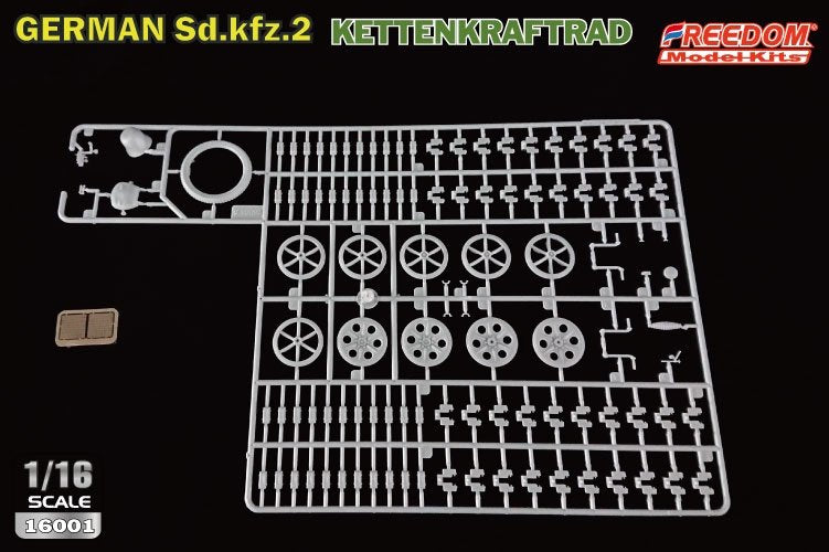 Freedom 16001 Sd.Kfz. 2 Kettenkraftrad Typ HK 101 1/16 – zdjęcie 10
