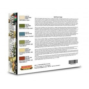 Lifecolor CS14 Acrylic paint set Italian Uniforms Set 1 6x22ml – zdjęcie 2