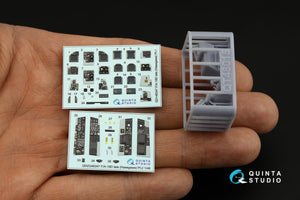 Quinta Studio QDS+48347 FA-18D late 3D-Printed coloured Interior on decal paper (Hasegawa) (with 3D-printed resin parts) (Small version) 1/48 – zdjęcie 3