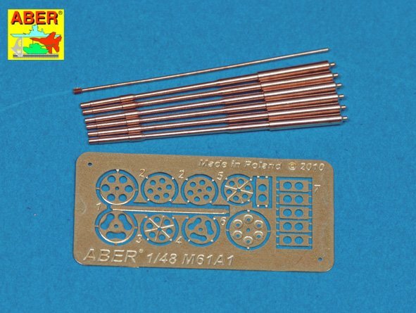 Aber A48 050 Jeu de canons pour canon de 20 mm M61A1 utilisé dans les avions modernes des forces américaines (1/48)