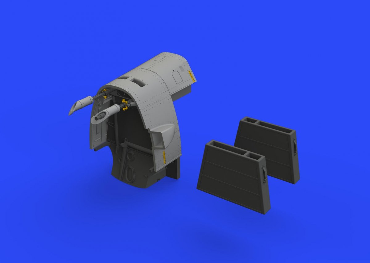 Eduard 648473 Bf 109E fuselage guns EDUARD 1/48