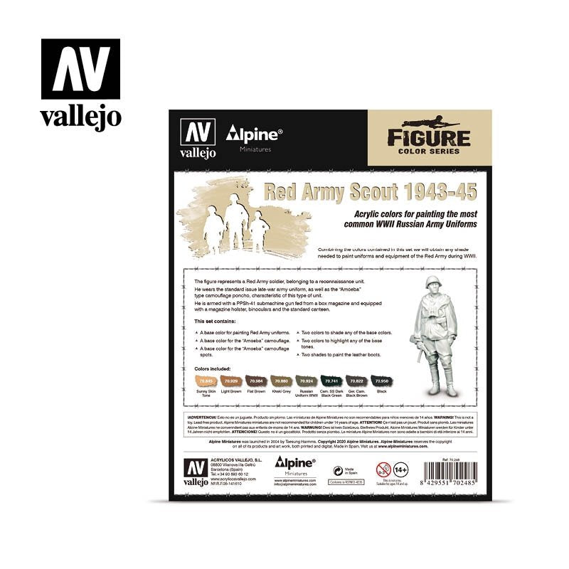 Vallejo 70248 Red Army Scout 1943-45 8x17ml – image 3