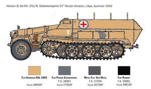 Italeri 7077 Sd.Kfz. 251/8 AMBULANCE 1/72 – immagine 4