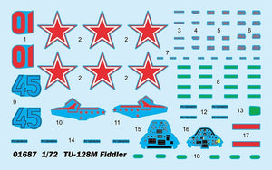 Trumpeter 01687 Tu-128M Fiddler 1/72 – zdjęcie 3