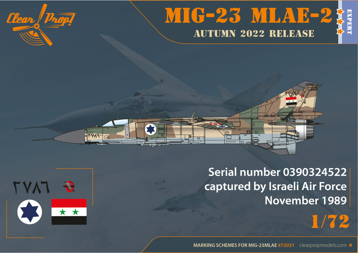Clear Prop! CP72031 MiG-23MLAE-2 Flogger-G EXPERT KIT 1/72 – image 7