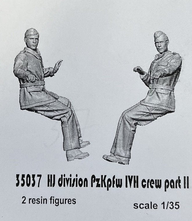 Glowel Miniatures 35037 HJ Division PzKpfw IV H crew part 2 1/35
