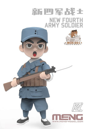 Meng Model MOE-003 New Fourth Army Soldier 100mm – zdjęcie 7