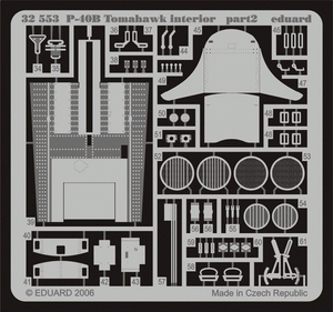 Eduard 32553 P-40B interior 1/32 TRUMPETER – Bild 2