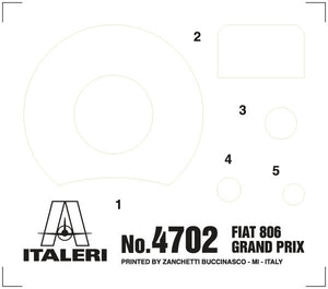Italeri 4702 FIAT 806 GRAND PRIX 1/12 – zdjęcie 25