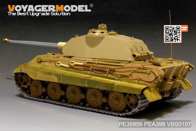 Voyager Model PE35956 WWII German King Tiger (Porsche Turret) For MENG TS-037 1/35 – imagen 3
