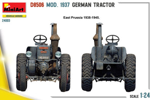 MiniArt 24003 GERMAN TRACTOR D8506 MOD. 1937 1/24 – zdjęcie 4