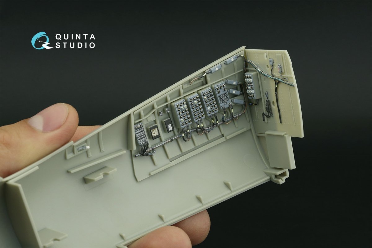 Quinta Studio QD32155 F-15C Early/F-15A/F-15J early 3D-Printed &amp;amp; coloured Interior on decal paper (Tamiya) 1/32 – zdjęcie 13