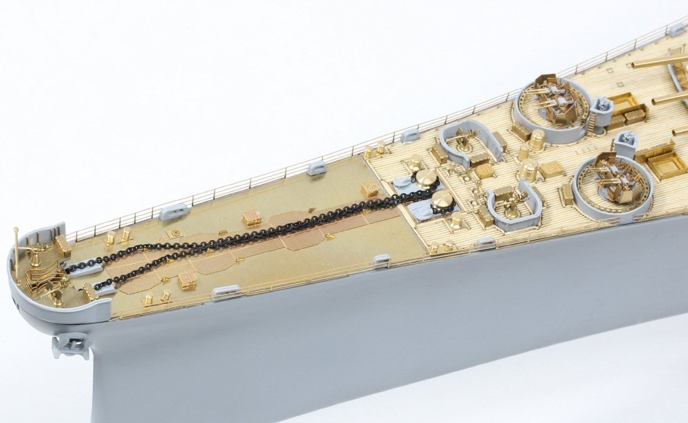 Pontos 37026FN USS BB-63 Missouri 1945 Advanced Detail Up Set (Teak tone stained wooden deck) 1/350 – image 5
