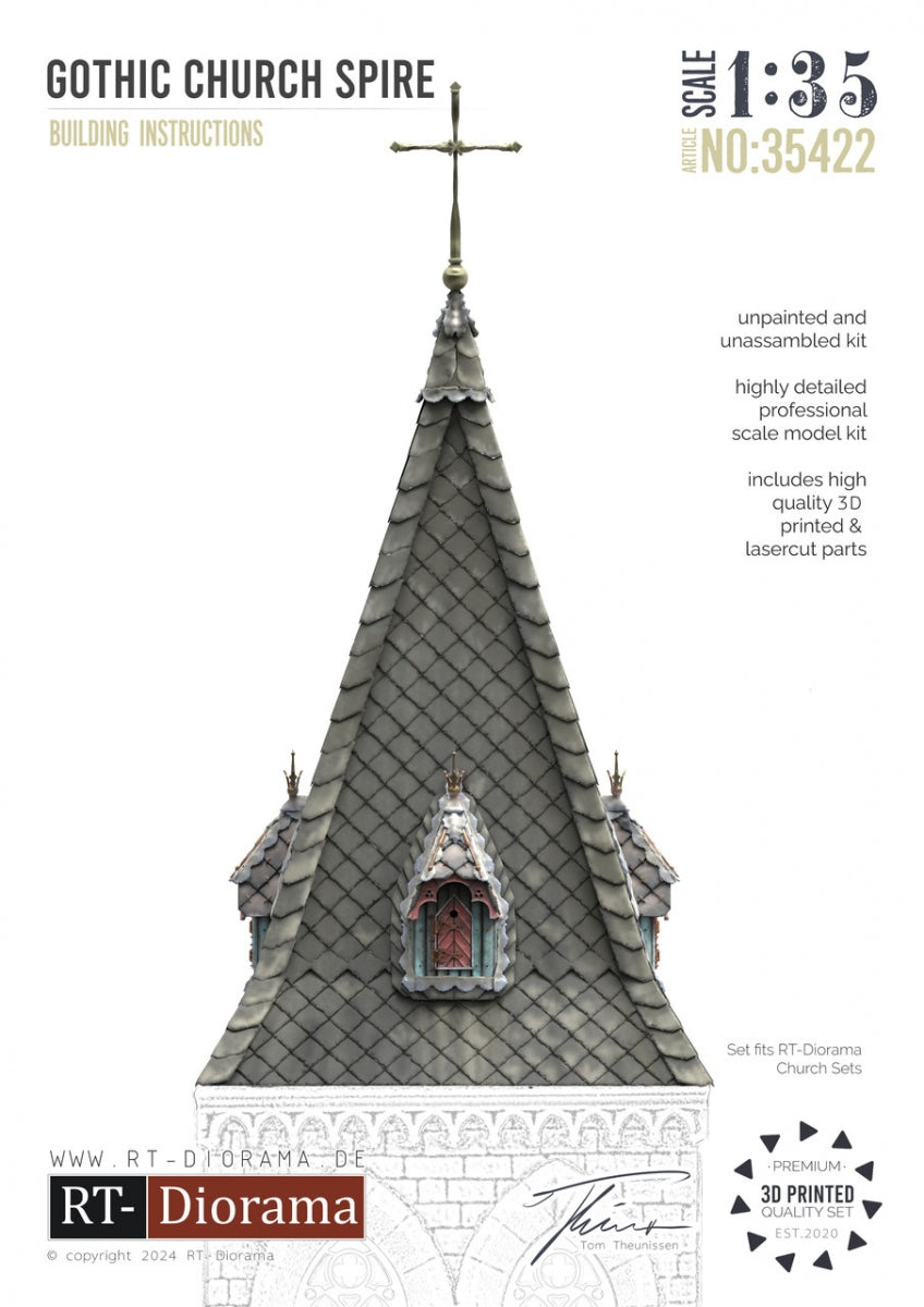RT-Diorama 35422 Gothic Church Spire 1/35 – zdjęcie 2