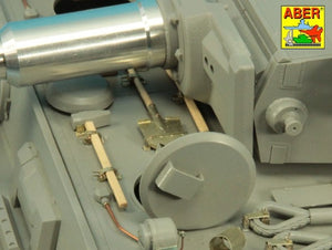 Aber 16028 Useful parts for the early versions of the Tiger I tank / Pożyteczne części do czołgu Tiger I wczesnych wersji 1/16