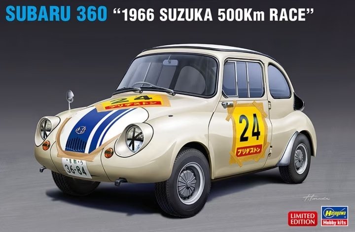 Hasegawa 20569 Subaru 360 "1966 Suzuka 500km Race" 1/24