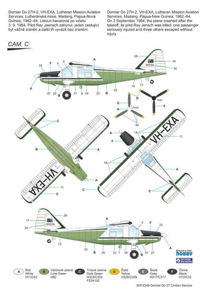 Special Hobby 72349 Dornier Do 27 &amp;quot;Civilian Service&amp;quot; 1/72 – zdjęcie 4
