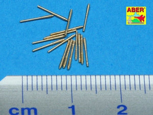 Aber 1/700L-17 Set of 16 pcs 105 mm SFLAK barrels SKC/33nT used in LC/37 mount for German war ships 1/700 – zdjęcie 2